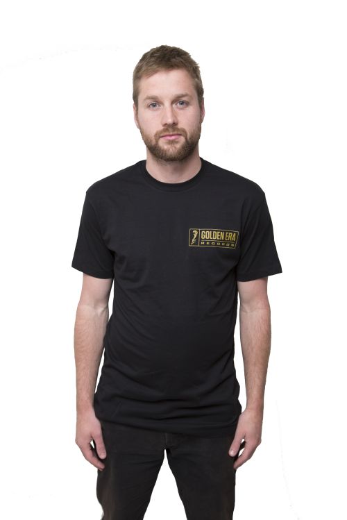Small Logo Black Tshirt by Golden Era Records